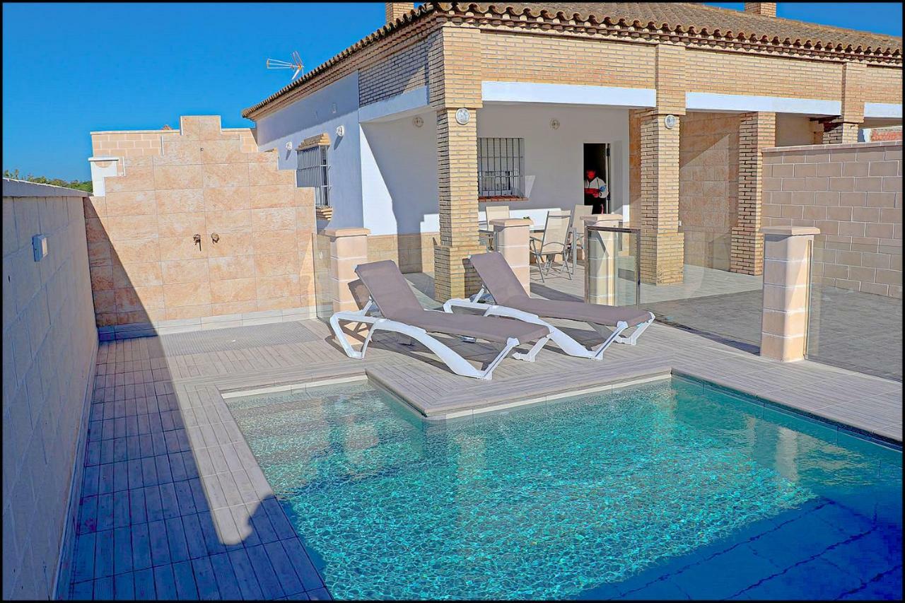 Chalet Penuelas Con Piscina Conil De La Frontera Exterior foto